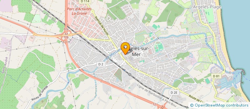 localisation de l'entreprise MONSIEUR ADRIEN LAZO  ARGELES-SUR-MER