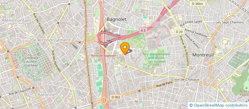 localisation de l'entreprise MONSIEUR ADRIEN LE BOURHIS à MONTREUIL