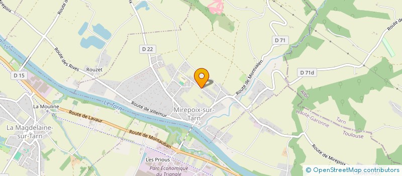 localisation de l'entreprise MONSIEUR ADRIEN LE FRANCOIS à MIREPOIX-SUR-TARN