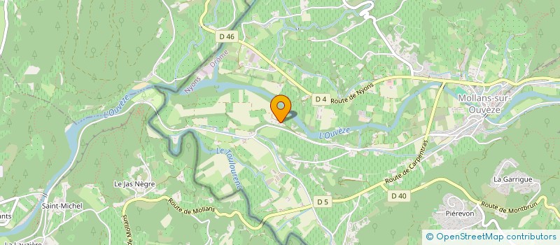 localisation de l'entreprise MONSIEUR ADRIEN LE GOFF  MOLLANS-SUR-OUVEZE