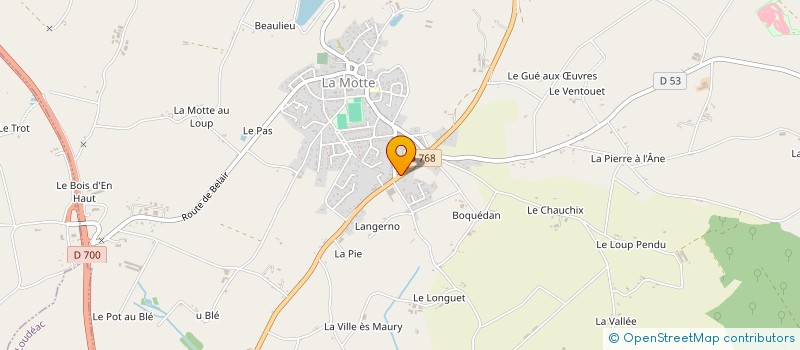 localisation de l'entreprise MONSIEUR ADRIEN LE HUIDOUX  LA MOTTE