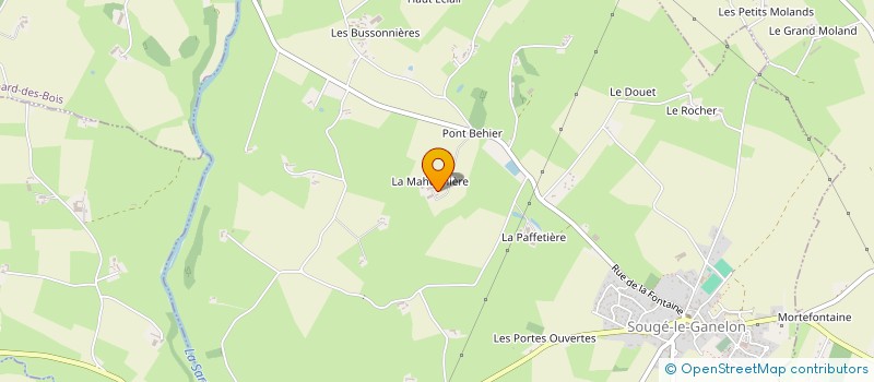 localisation de l'entreprise MONSIEUR ADRIEN LE MARIE à SOUGE-LE-GANELON