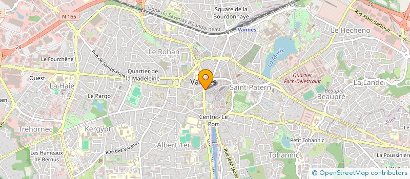 localisation de l'entreprise MONSIEUR ADRIEN LE NAVENEC à VANNES