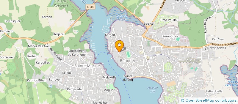 localisation de l'entreprise MONSIEUR ADRIEN LE REUN  PONT-L'ABBE