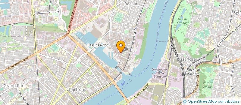 localisation de l'entreprise MONSIEUR ADRIEN LE TILY  BORDEAUX