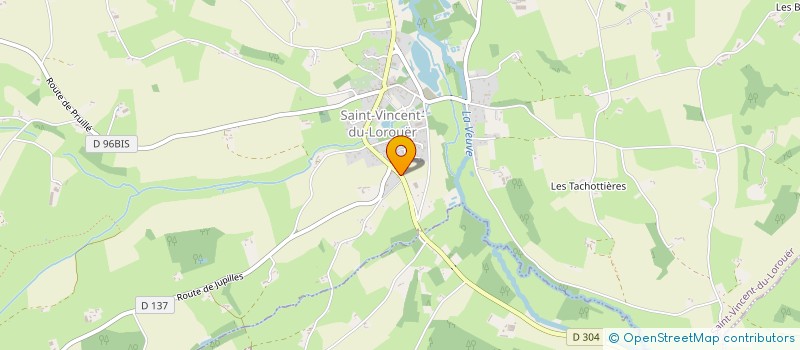 localisation de l'entreprise MONSIEUR ADRIEN LEBASTARD  SAINT-VINCENT-DU-LOROUER