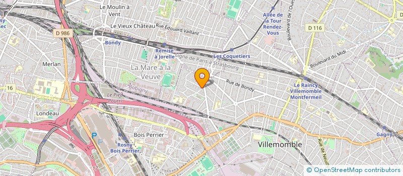 localisation de l'entreprise MONSIEUR ADRIEN LECLERCQ à VILLEMOMBLE