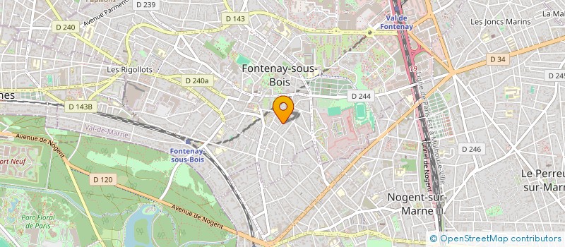 localisation de l'entreprise MONSIEUR ADRIEN LECURU à FONTENAY-SOUS-BOIS