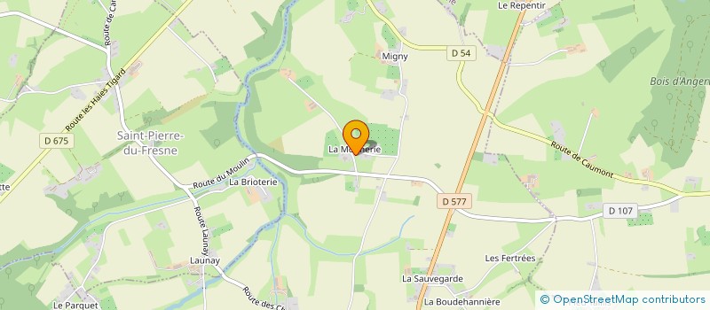 localisation de l'entreprise MONSIEUR ADRIEN LEFEBVRE à SOULEUVRE EN BOCAGE