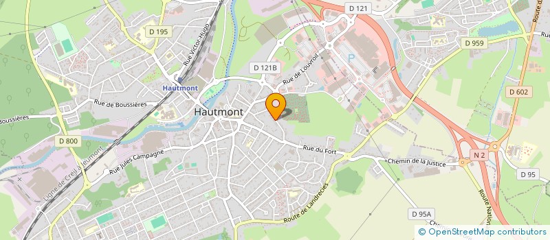 localisation de l'entreprise MONSIEUR ADRIEN LEFEVRE  HAUTMONT