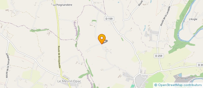 localisation de l'entreprise MONSIEUR ADRIEN LEGER  CONDE-SUR-VIRE