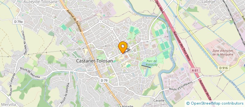 localisation de l'entreprise MONSIEUR ADRIEN LEGRAND à CASTANET-TOLOSAN