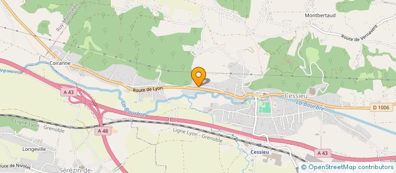 localisation de l'entreprise MONSIEUR ADRIEN LEGRAND  CESSIEU