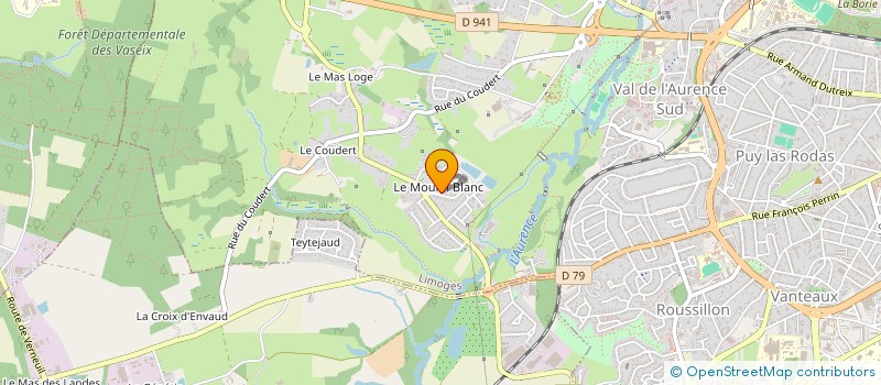localisation de l'entreprise MONSIEUR ADRIEN LEGUAY à LIMOGES