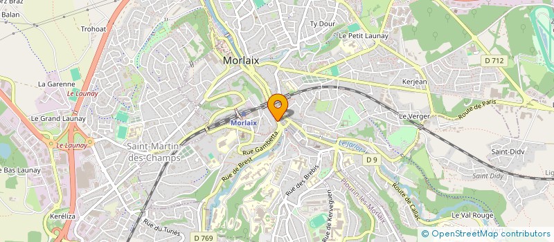 localisation de l'entreprise MONSIEUR ADRIEN LELAINE à MORLAIX