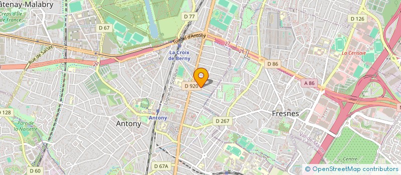 localisation de l'entreprise MONSIEUR ADRIEN LEMAIRE à ANTONY