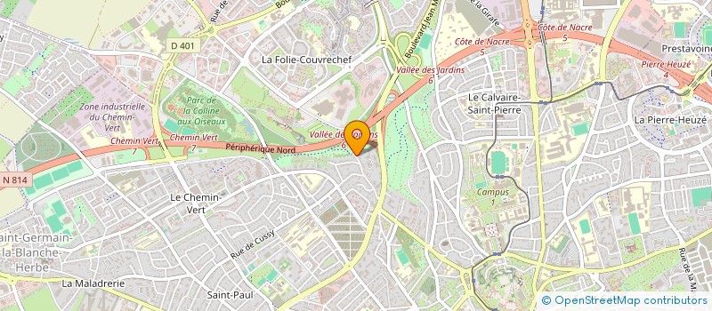 localisation de l'entreprise MONSIEUR ADRIEN LEMAITRE à CAEN