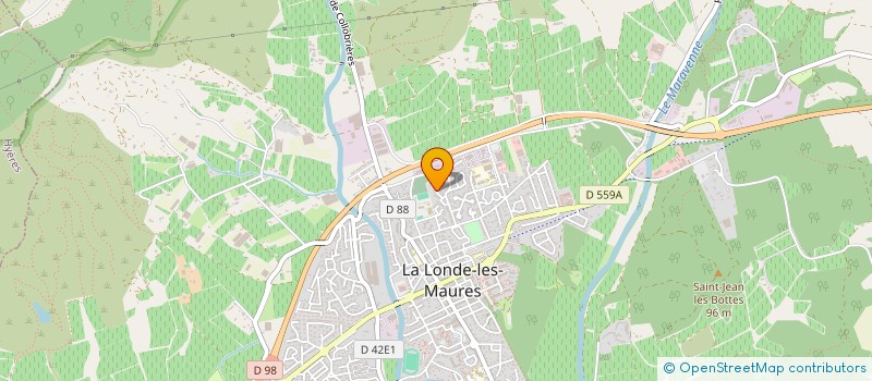 localisation de l'entreprise MONSIEUR ADRIEN LEONARD  LA LONDE-LES-MAURES