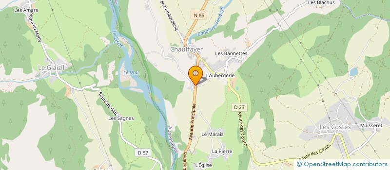 localisation de l'entreprise MONSIEUR ADRIEN LETIENNE  AUBESSAGNE