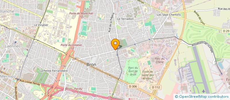 localisation de l'entreprise MONSIEUR ADRIEN LEVEILLE  BRON