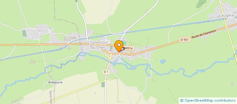 localisation de l'entreprise MONSIEUR ADRIEN LEVEILLE  CHARENTON-DU-CHER