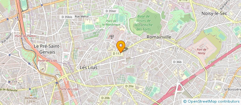 localisation de l'entreprise MONSIEUR ADRIEN LEVY à LES LILAS