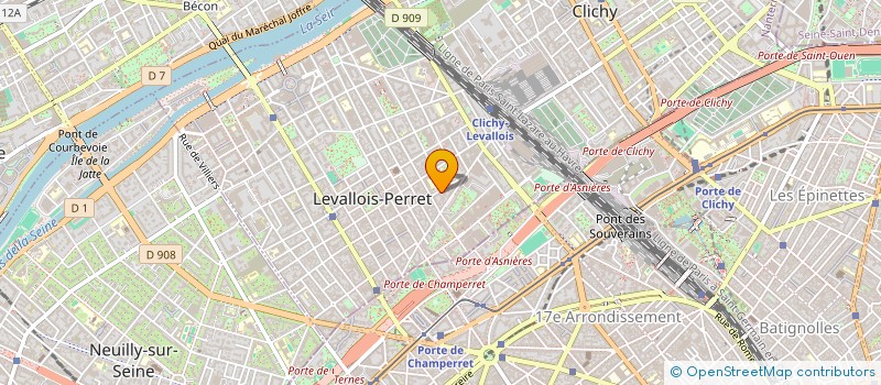 localisation de l'entreprise MONSIEUR ADRIEN LEVY à LEVALLOIS-PERRET