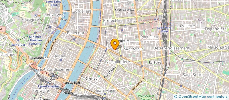 localisation de l'entreprise MONSIEUR ADRIEN LEYMARIE  LYON