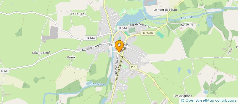 localisation de l'entreprise MONSIEUR ADRIEN LINGAT  LURCY-LEVIS