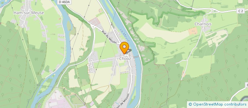 localisation de l'entreprise MONSIEUR ADRIEN LINGLET  CHOOZ