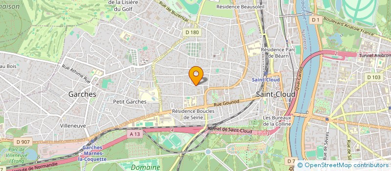 localisation de l'entreprise MONSIEUR ADRIEN LOIZEAU  SAINT-CLOUD