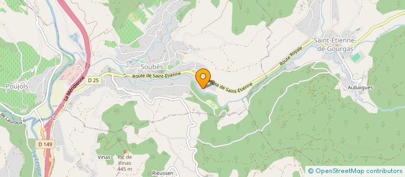 localisation de l'entreprise MONSIEUR ADRIEN LOPEZ  LATTES