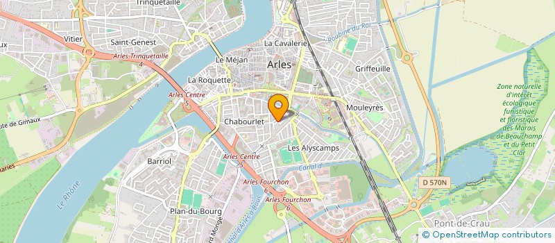 localisation de l'entreprise MONSIEUR ADRIEN LOPEZ à ARLES
