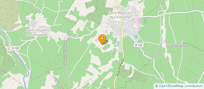 localisation de l'entreprise MONSIEUR ADRIEN LOPEZ  SAINT-MAURICE-DE-CAZEVIEILLE