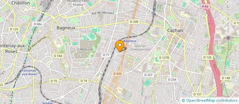 localisation de l'entreprise MONSIEUR ADRIEN LORIEL à BAGNEUX
