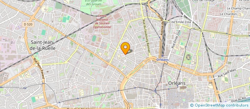 localisation de l'entreprise MONSIEUR ADRIEN LORTEAU à ORLEANS