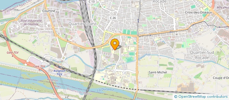 localisation de l'entreprise MONSIEUR ADRIEN LOUAGE  AVIGNON