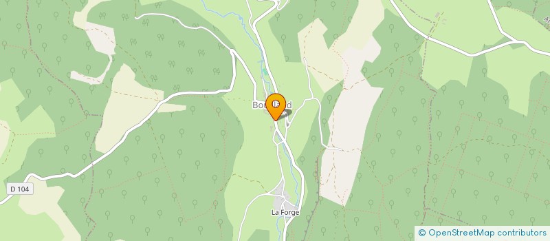 localisation de l'entreprise MONSIEUR ADRIEN LOUBET  BOUILLAND