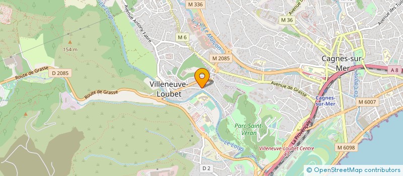 localisation de l'entreprise MONSIEUR ADRIEN LOUIS ANTOINE MECA à VILLENEUVE-LOUBET