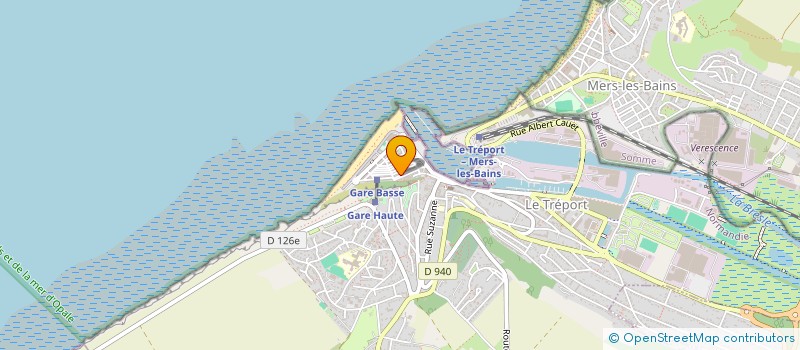 localisation de l'entreprise MONSIEUR ADRIEN LOUVEL  LE TREPORT