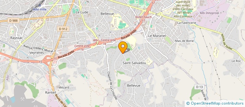 localisation de l'entreprise MONSIEUR ADRIEN LUCIANI à ALBI