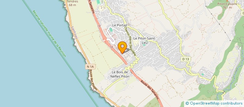 localisation de l'entreprise MONSIEUR ADRIEN LUGAGNE DELPON  SAINT-LEU