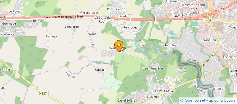 localisation de l'entreprise MONSIEUR ADRIEN LUSTEAU  PLOEREN