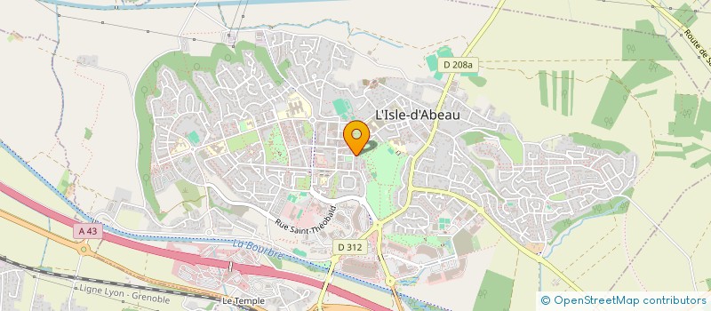 localisation de l'entreprise MONSIEUR ADRIEN MAAMAR à L'ISLE-D'ABEAU