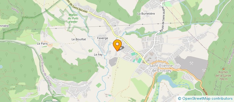 localisation de l'entreprise MONSIEUR ADRIEN MADZEKELE à SAINT-ETIENNE-DE-CROSSEY