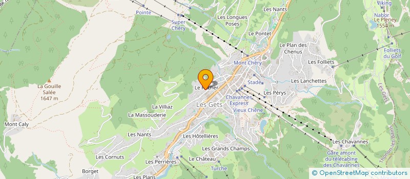 localisation de l'entreprise MONSIEUR ADRIEN MAHY à LES GETS