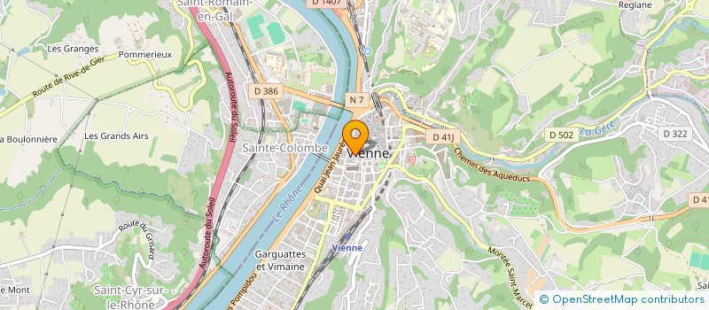 localisation de l'entreprise MONSIEUR ADRIEN MAILLOUX à VIENNE