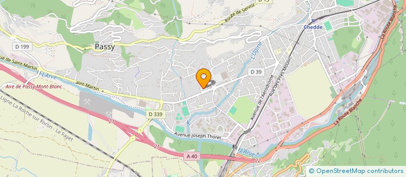 localisation de l'entreprise MONSIEUR ADRIEN MANCEAU  PASSY