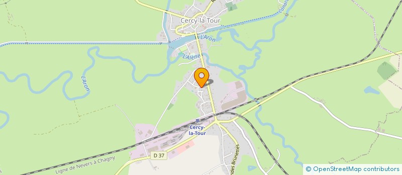 localisation de l'entreprise MONSIEUR ADRIEN MANDEREAU  CERCY-LA-TOUR