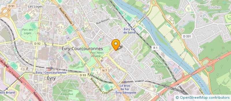 localisation de l'entreprise MONSIEUR ADRIEN MANNANT  EVRY-COURCOURONNES